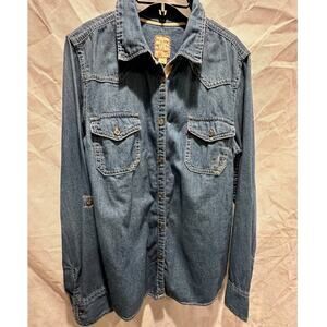 NWT - Levi's Distressed Denim Shirt - Sz - XL